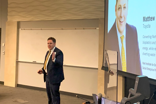 Headshot of Matthew Sheldon in the presentation