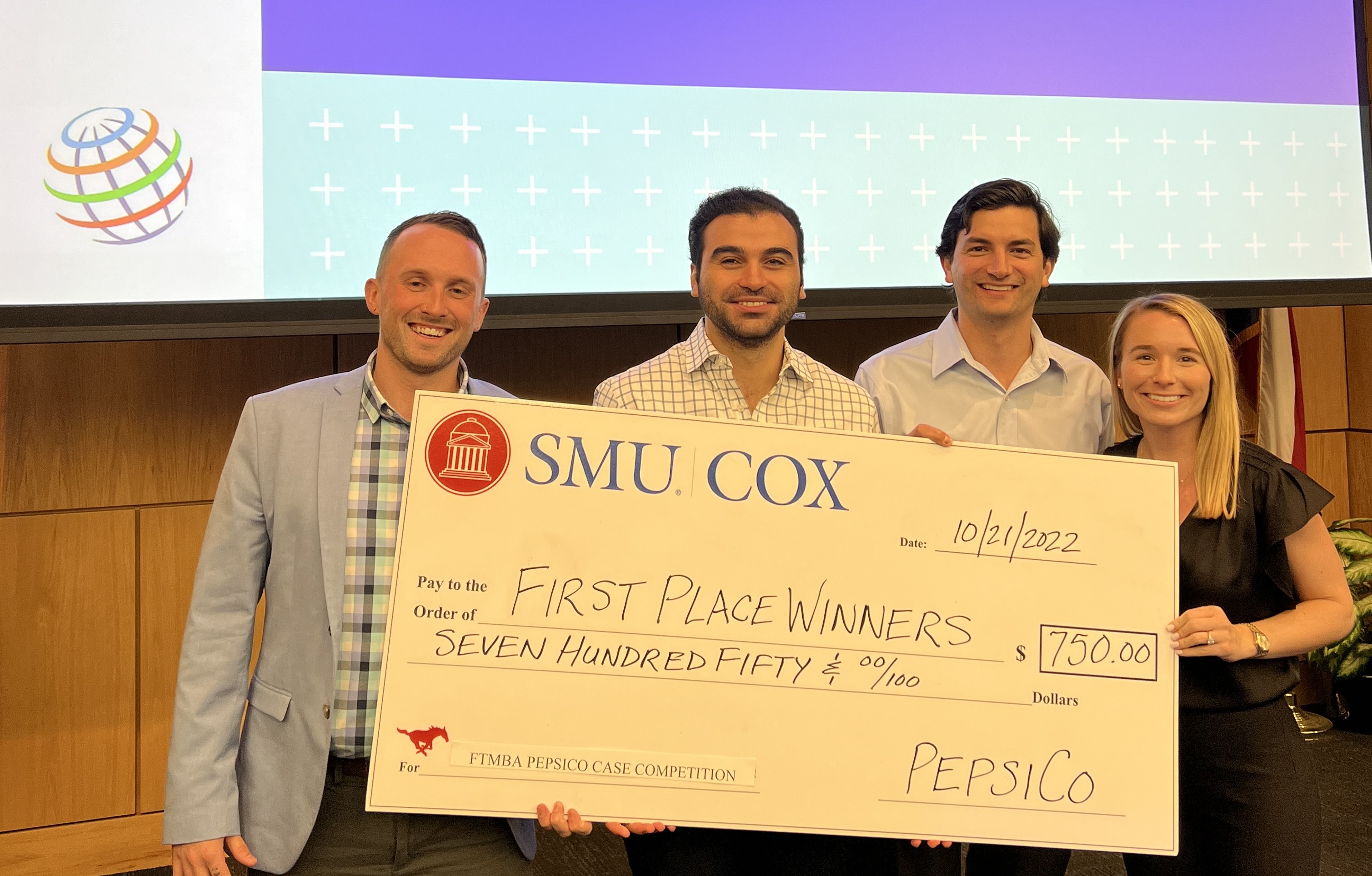 Jackson Farly, Guillermo Rosique Castillo, Lauren Pilot, Andres Herrera, PepsiCo Case Comp Oct 2022