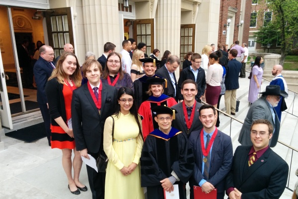 graduation group shot