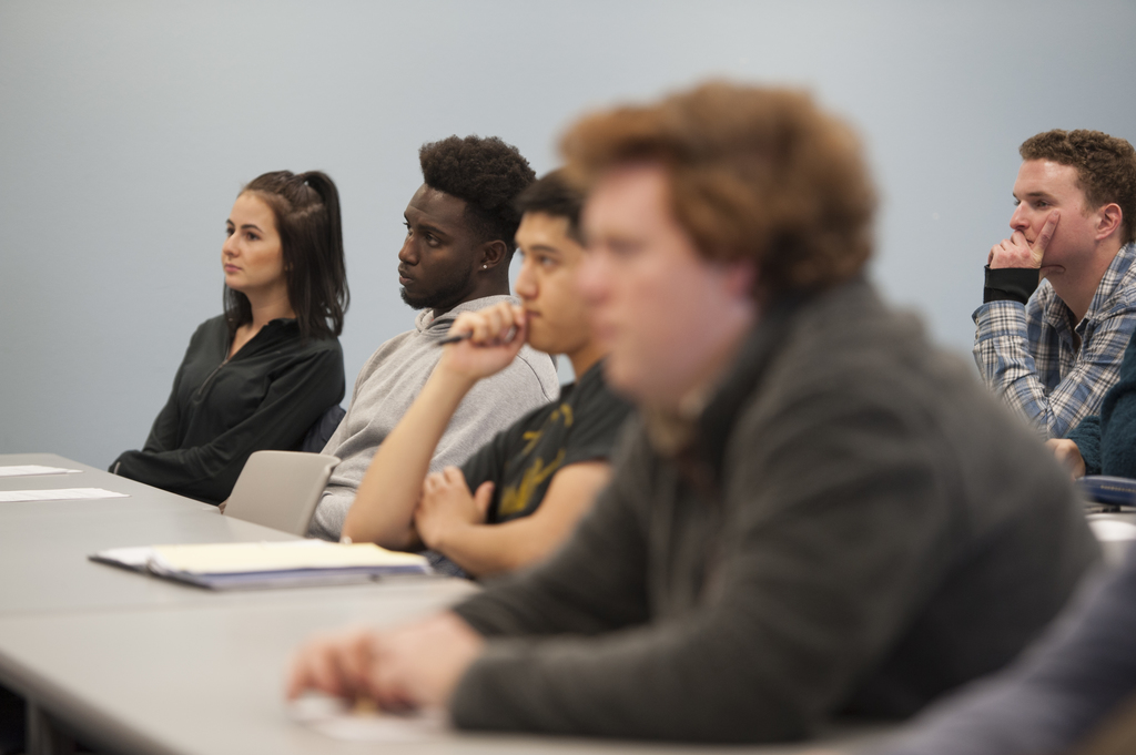 students in class learning