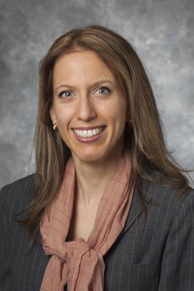 A headshot of Aurelie Thiele, a member of the Lyle School of Engineering Faculty.