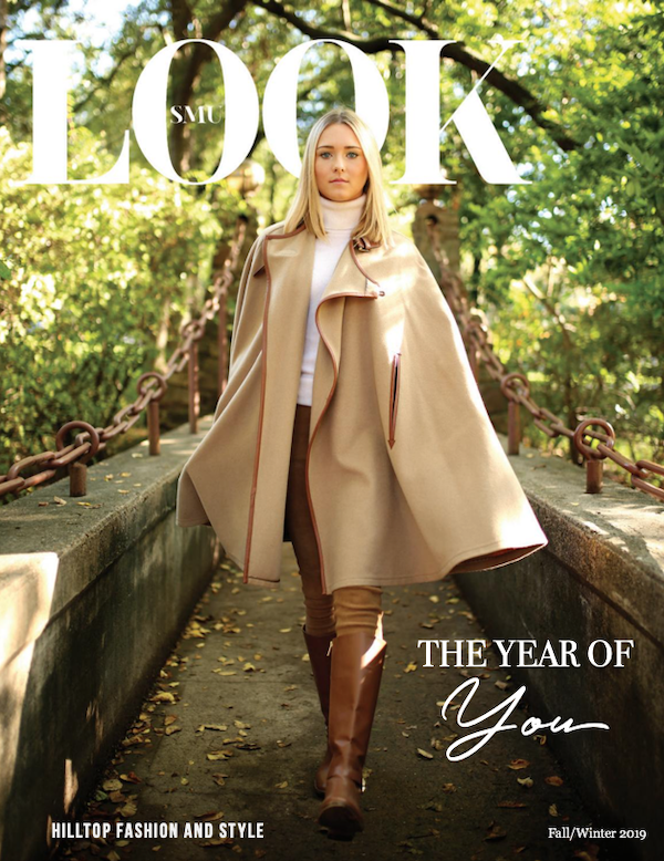 色花堂_色花堂 98堂 Look Magazine Cover - Woman in tan Fall outfit in nature