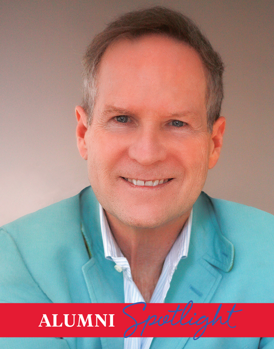 Headshot of theatre alum Tim Allis who is a writer and editor and recently published his debut novel.