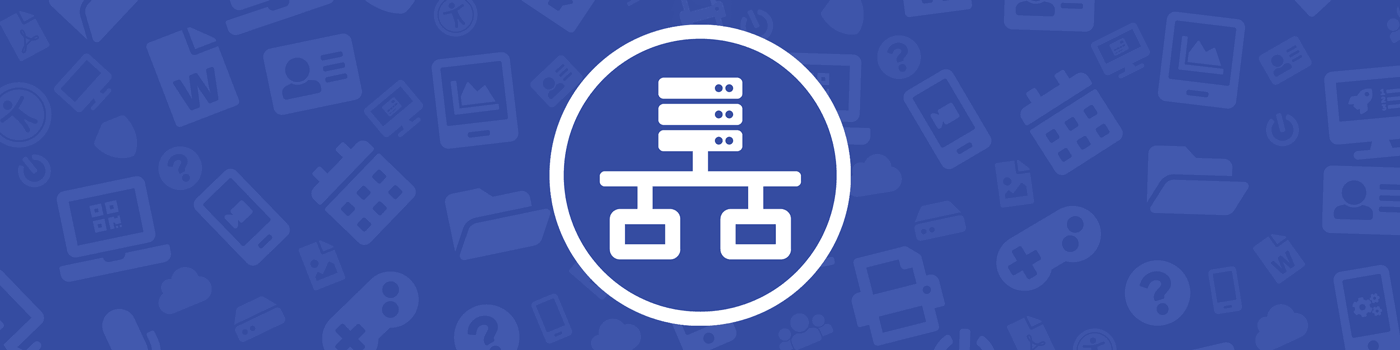 OIT Network Services icon on blue background.