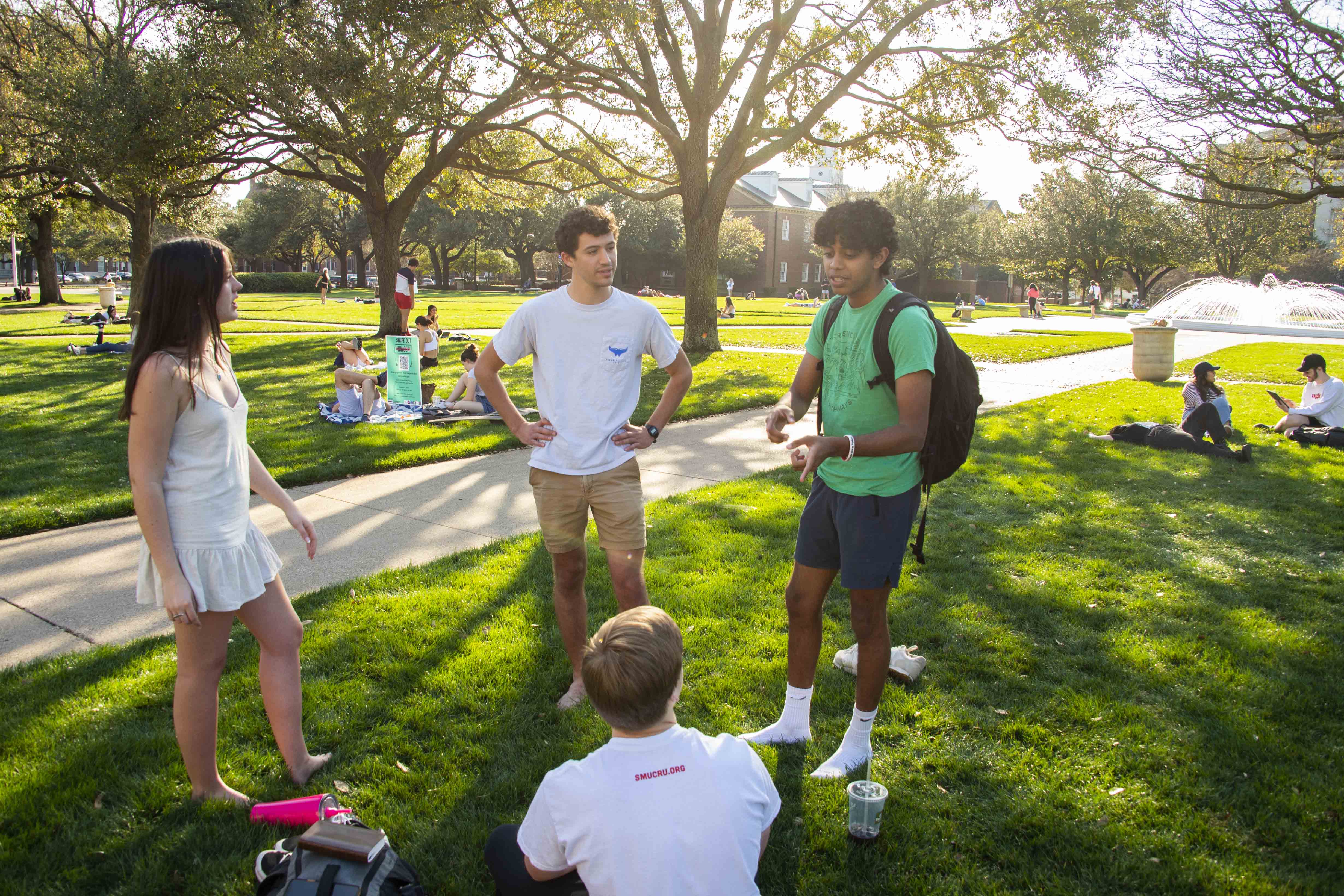 Students on Main Quad
