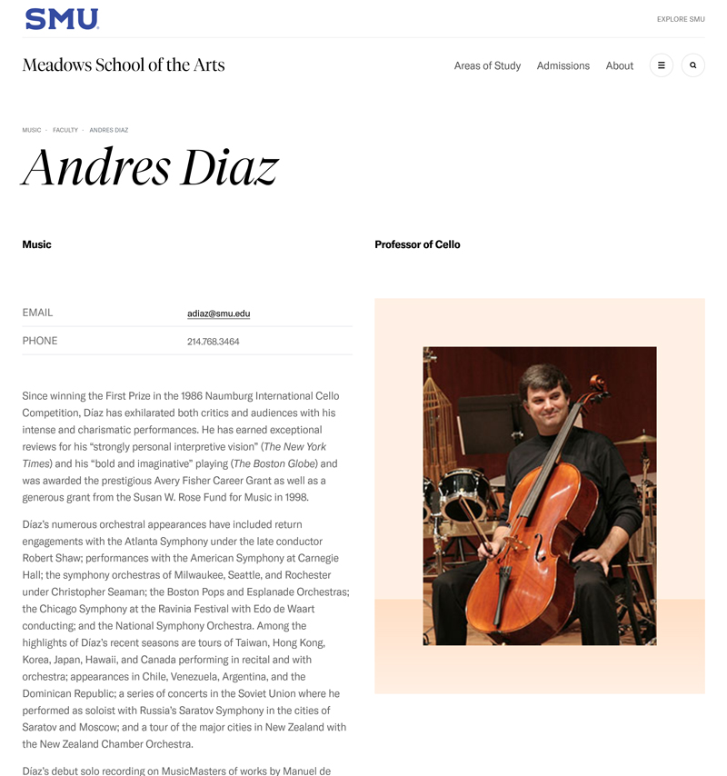 Thumbnail for sample biography page