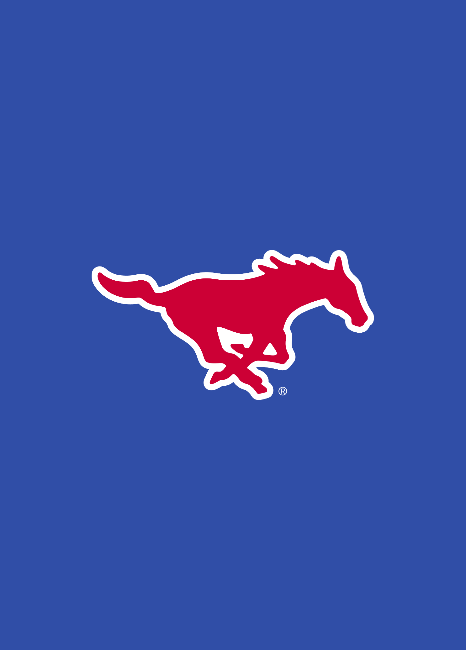 red horse logo for 色花堂_色花堂 98堂 outlined in white on a blue background